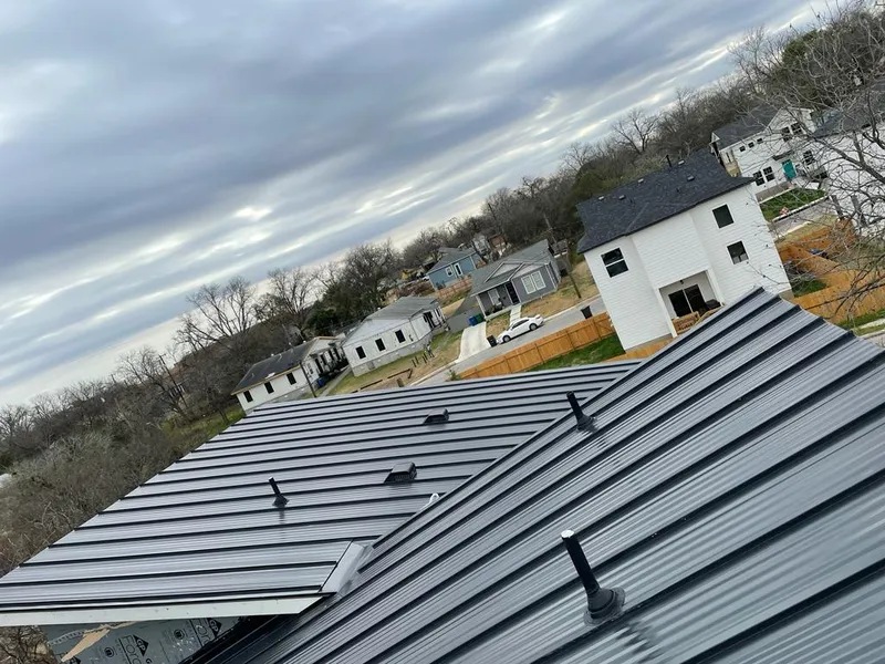 Standing seam metal roof panels with vents for Skylight Repair in Upper Gwynedd